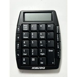 Mobile Edge USB Keypad Calculator Keyboard Attachment for Laptop Tablet Portable